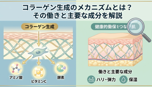 コラーゲン生成のメカニズムとは？その働きと主要な成分を解説