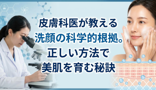 皮膚科医が教える洗顔の科学的根拠。正しい方法で美肌を育む秘訣