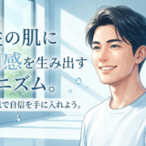 男性の肌に透明感を生み出すメカニズム。健やかな肌で自信を手に入れよう。