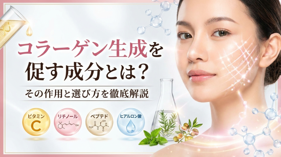コラーゲン生成を促す成分とは？その作用と選び方を徹底解説