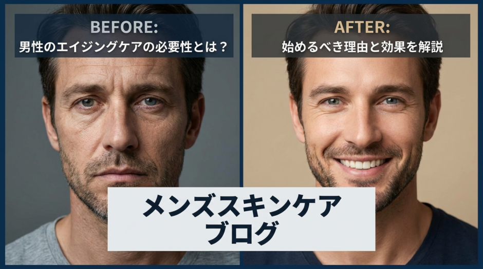 男性のエイジングケアの必要性とは？始めるべき理由と効果を解説